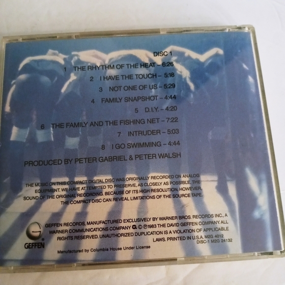 Peter Gabriel CD Plays Live - Picture 2 of 2